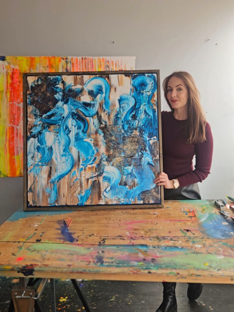 Koop een origineel schilderij in België van een hedendaagse Belgische kunstenaar. Unieke werken, persoonlijke service en levering aan huis.  Laetitia Nemery